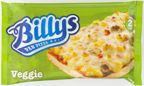 Billys Pan Pizza Veggie 170g