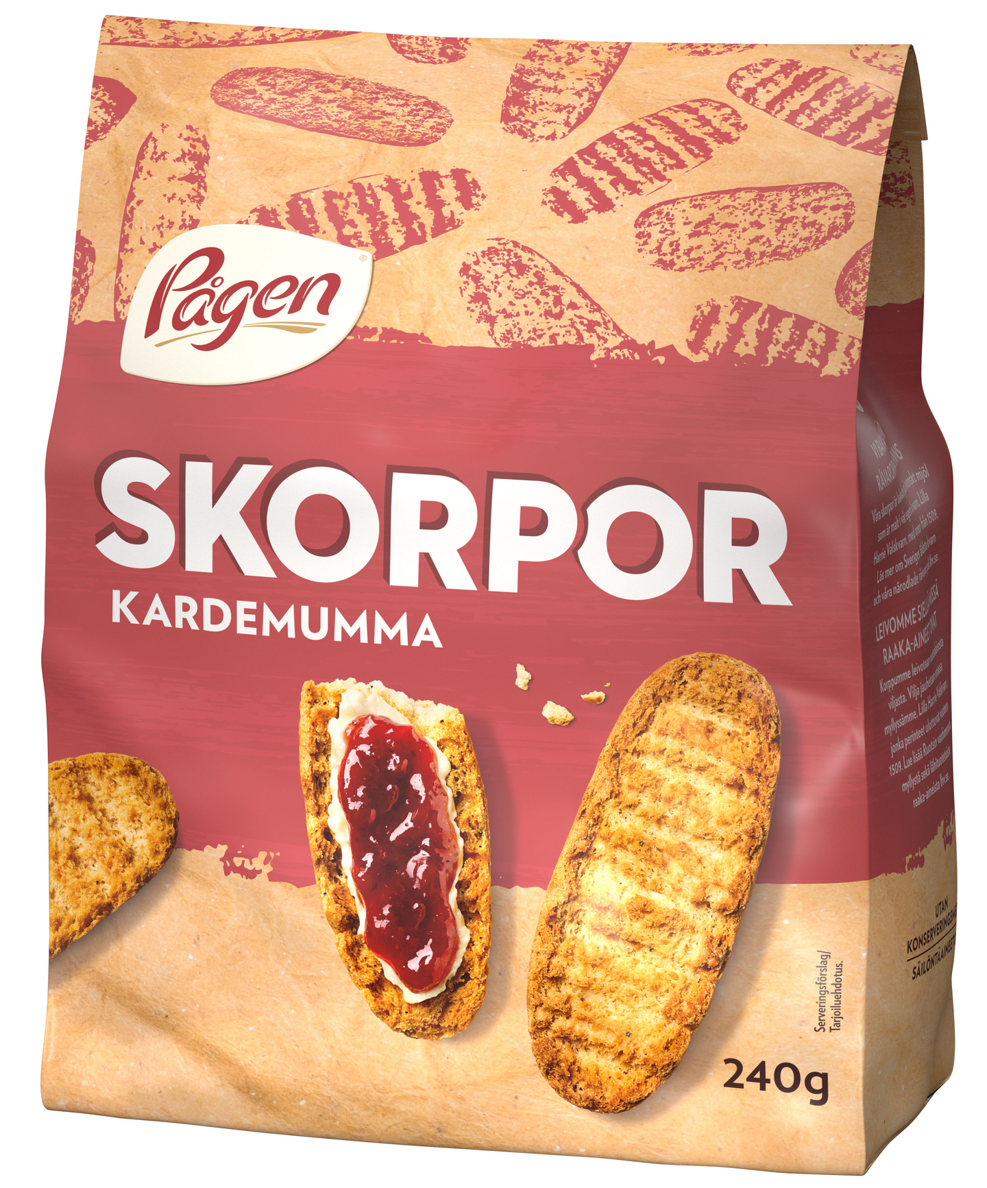 Pågen Skorpor Kardemummakorppu 240g