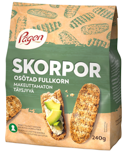 Pågen Skorpor Täysjyväkorppu 240g