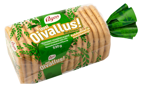 Pågen Oivallus rukiinen vehnäpalaleipä 15kpl/530g