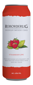 Rekorderlig siideri mansikka-lime 4,5% 0,5l