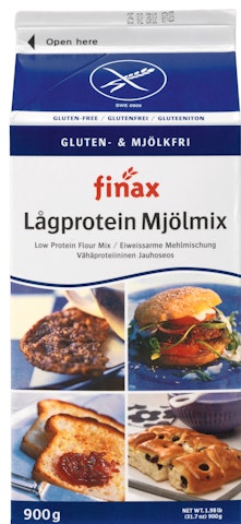 Finax Gluteeniton Jauhoseos 900g vähäproteiininen laktoositon