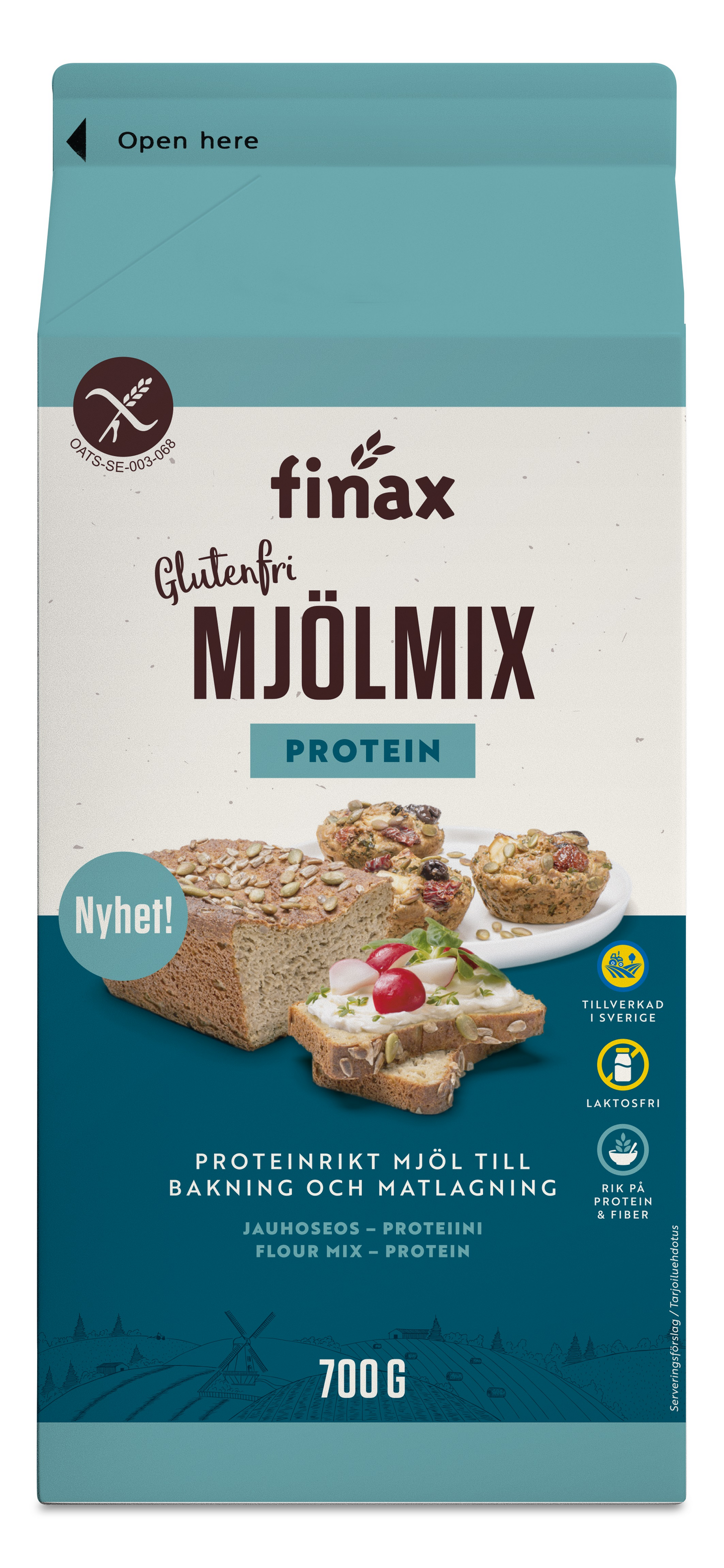 Finax Gluteeniton Proteiinijauhoseos 700g — HoReCa-tukku Kespro