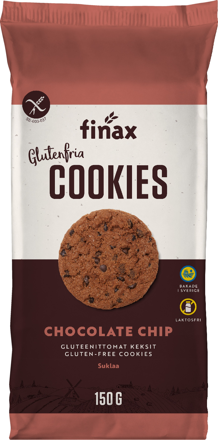 Finax Chocolate Chip Cookies 150g gluteeniton