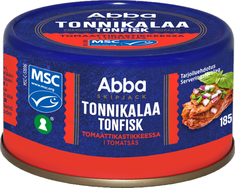 Abba MSC tonnikalaa tomaattikastikkeessa 185g