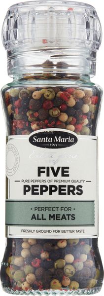 Santa Maria Five Peppers Mausteseos mylly 60g