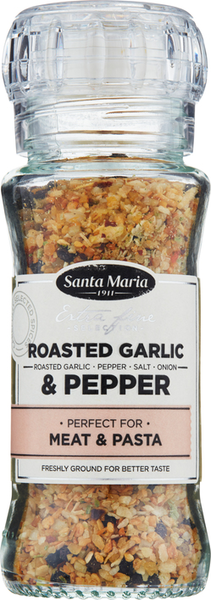 Santa Maria Roasted Garlic & Pepper Mausteseos mylly 80g