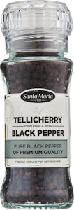 Santa Maria Tellicherry Black Pepper Mustapippurimylly 70g