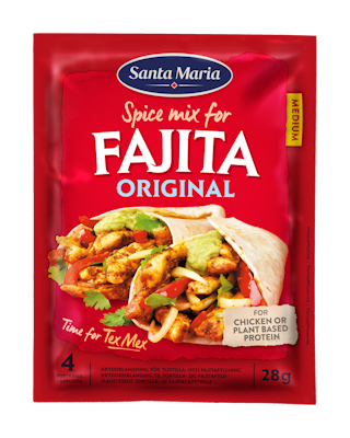 Santa Maria Fajita Spice Mix Original mausteseos kanalle 28g