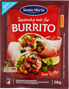 Santa Maria Burrito Spice Mix mausteseos 28g