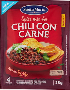 Santa Maria Chili Con Carne Spice Mix, mausteseos 40g