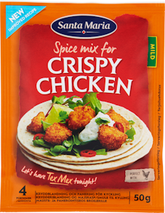 Santa Maria Crispy Chicken Spice Mix Mausteseos kanalle 50g