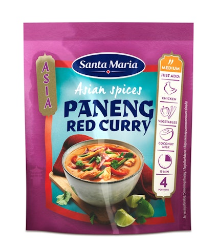 Santa Maria Asian Spices Paneng Red Curry Aasialainen mausteseos punainen curry 32g