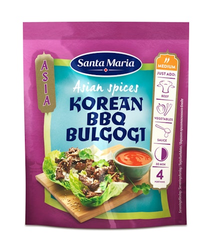 Santa Maria Asian Spices Korean BBQ Aasialainen Bulgogi -mausteseos 35g