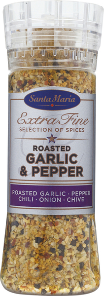 Santa Maria Roasted Garlic & Pepper Mausteseos mylly 265g
