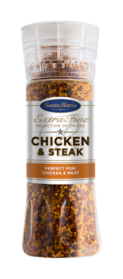 Santa Maria Chicken & Steak, maustesekoitus myllyssä kanalle ja lihalle 250g