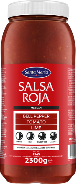 Santa Maria mexican salsa roja 2300g