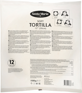 Santa Maria Soft Tortilla 12 12kpl