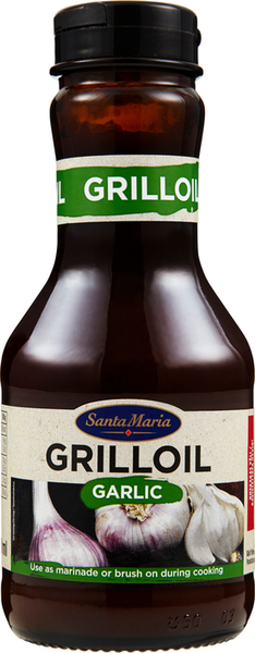 Santa Maria BBQ Grill Oil 270ml  Garlic   Valkosipulinen grillausöljy