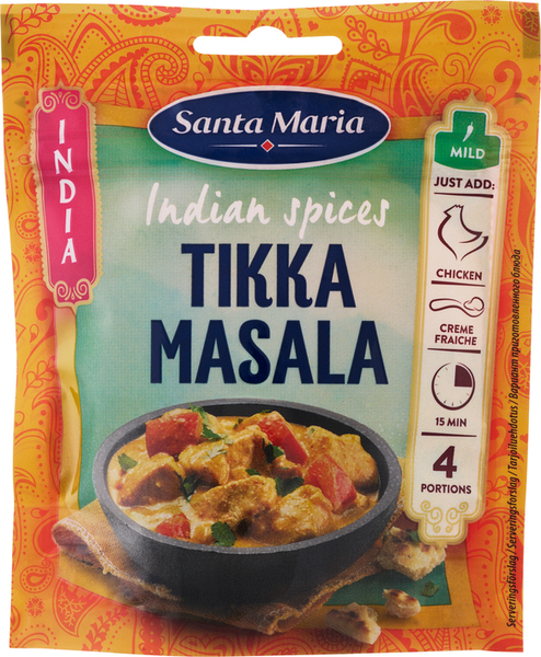 Santa Maria Indian Spices Tikka Masala, intialainen mausteseos 35g