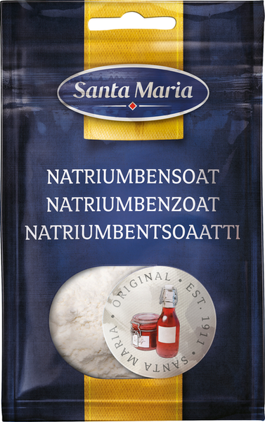 Santa Maria Natriumbentsoaatti, pussi 30g