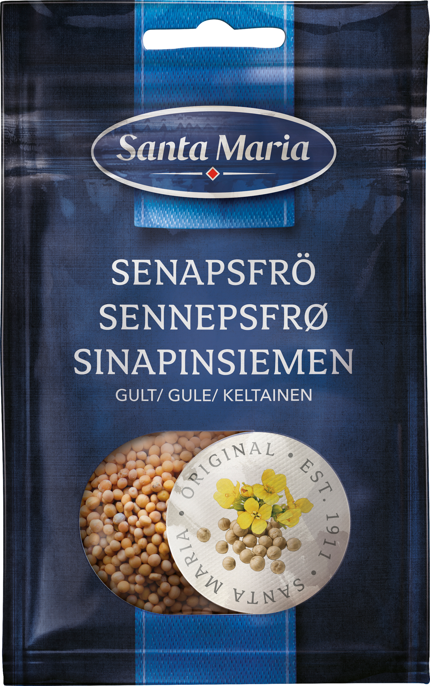 Santa Maria Sinapinsiemen Keltainen, pussi 28g