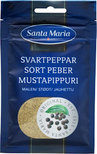 Santa Maria mustapippuri jauhettu 20g