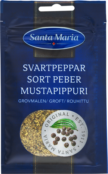 Santa Maria mustapippuri rouhittu 18g