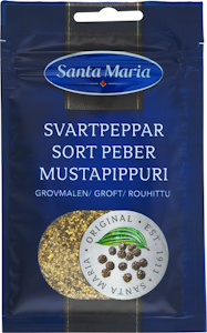 Santa Maria mustapippuri rouhittu 18g