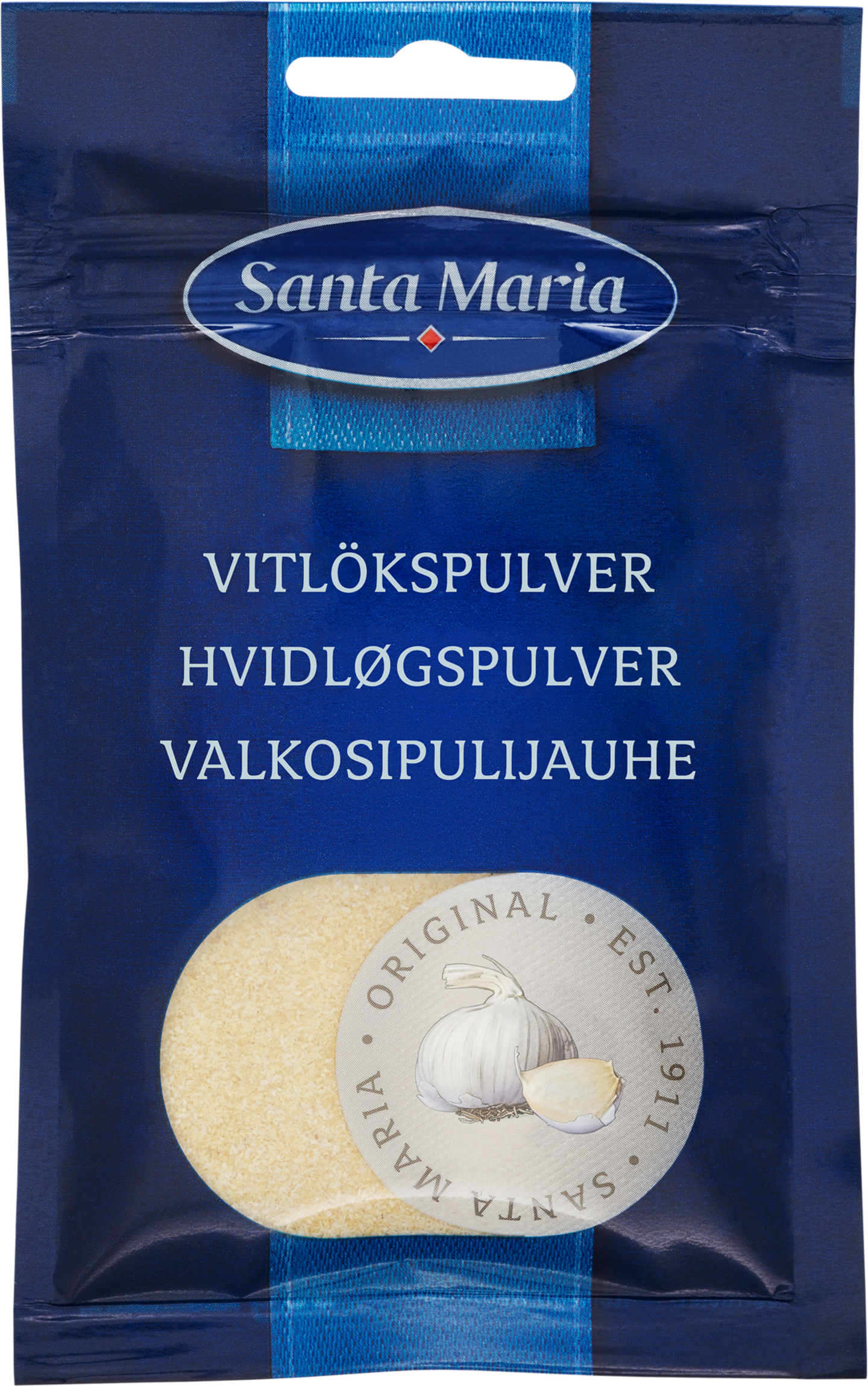 Santa Maria valkosipulijauhe 28g