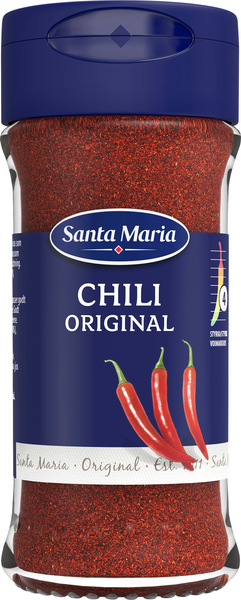 Santa Maria Original Chili Pepper Chilimauste, purkki 34g