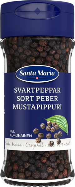 Santa Maria Mustapippuri kokonainen, purkki 35g