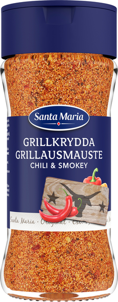 Santa Maria American BBQ Spice Chili & Smoky grillausmauste, purkki 81g