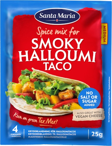 Santa Maria Smoky Halloumi Taco Spice Mix Medium 25 g