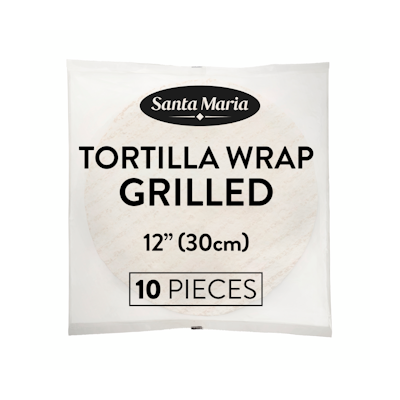 Santa Maria tortillawrap grillattu 12" 10kpl
