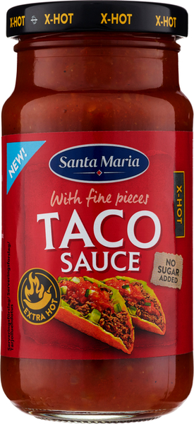 Santa Maria Taco Sauce X-hot, extratulinen tacokastike 230g