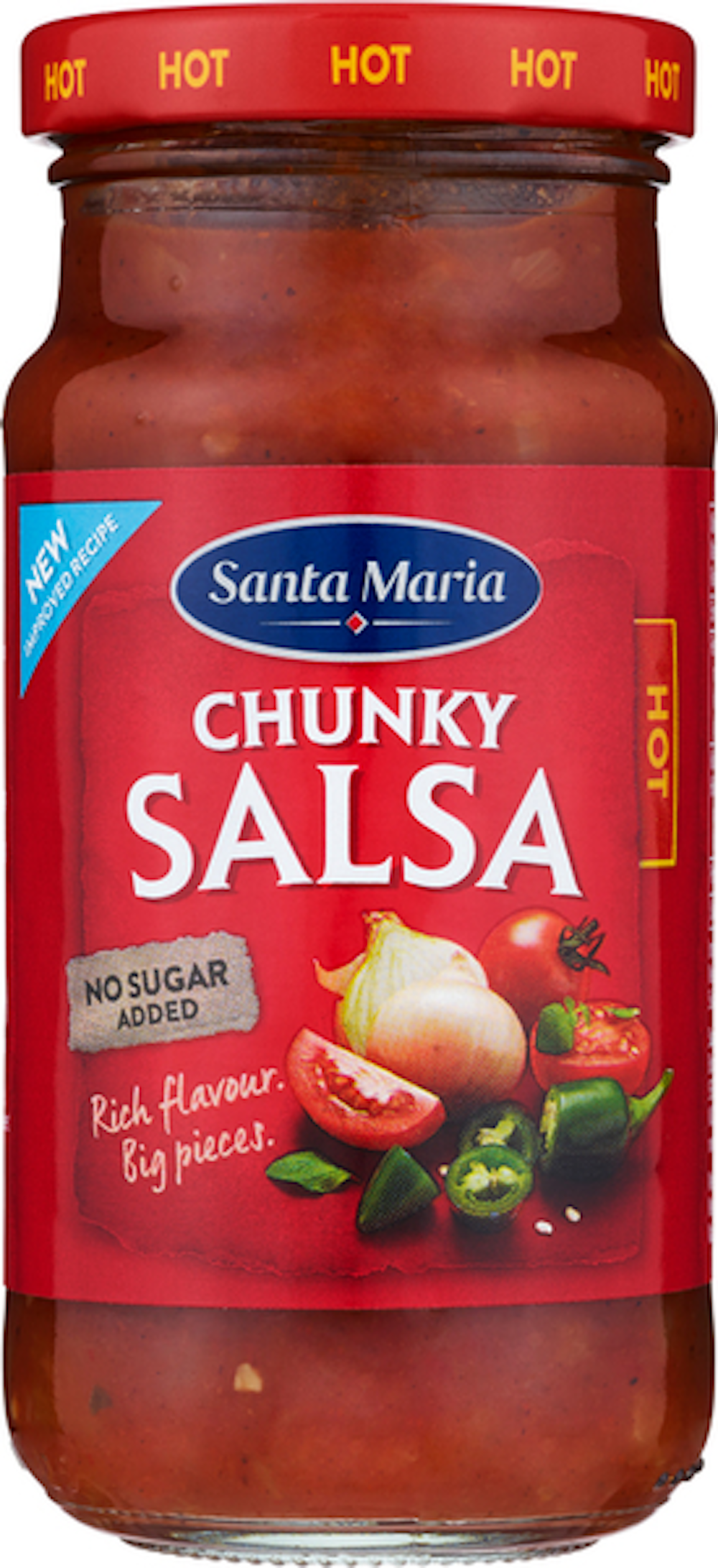 Santa Maria Chunky Salsa Hot tulinen salsakastike 230g — HoReCa-tukku Kespro