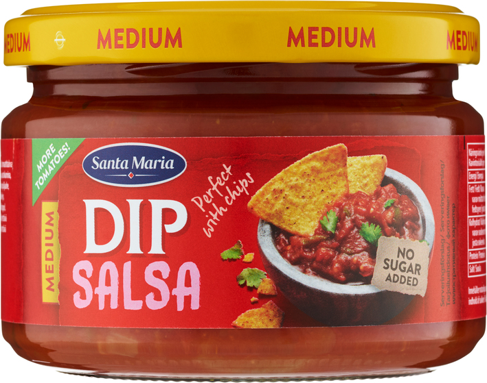 Santa Maria Salsa Dip Medium texmex-dippikastike 250g | K-Ruoka Verkkokauppa