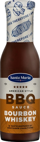 Santa Maria American Style BBQ Sauce 370g Bourbon Whiskey