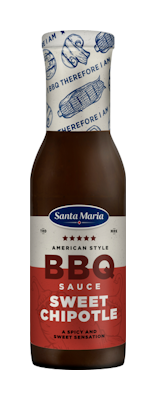 Santa Maria BBQ Sauce Sweet Chipotle -maustekastike 355g