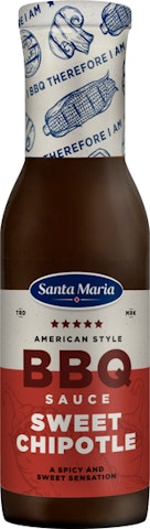 Santa Maria BBQ Sauce Sweet Chipotle -maustekastike 355g