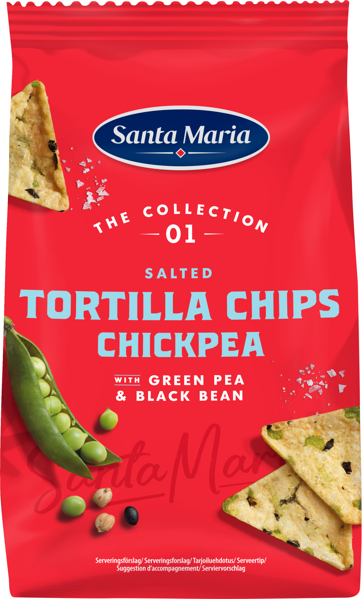 Santa Maria Chickpea tortilla chips 80g