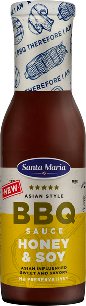 Santa Maria 350G Bbq Sauce Honey & Soy