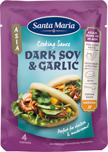 Santa Maria cook sauce dark soy garlic 100g