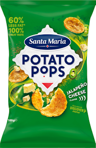 Santa Maria Potato Pops sipsi 100g jalapeno-juusto