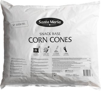 Santa Maria snack base corn cones 3,5kg