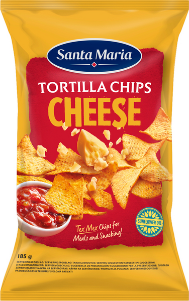 Santa Maria Tortilla Chips Cheese 185g