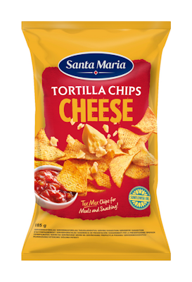Santa Maria Tortilla Chips Cheese 185g