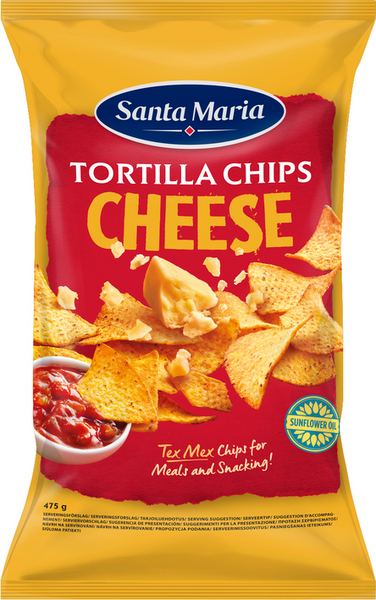 Santa Maria Tortilla Chips Cheese 475g