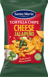 Santa Maria Tortilla Chips Cheese & Jalapeño 185g